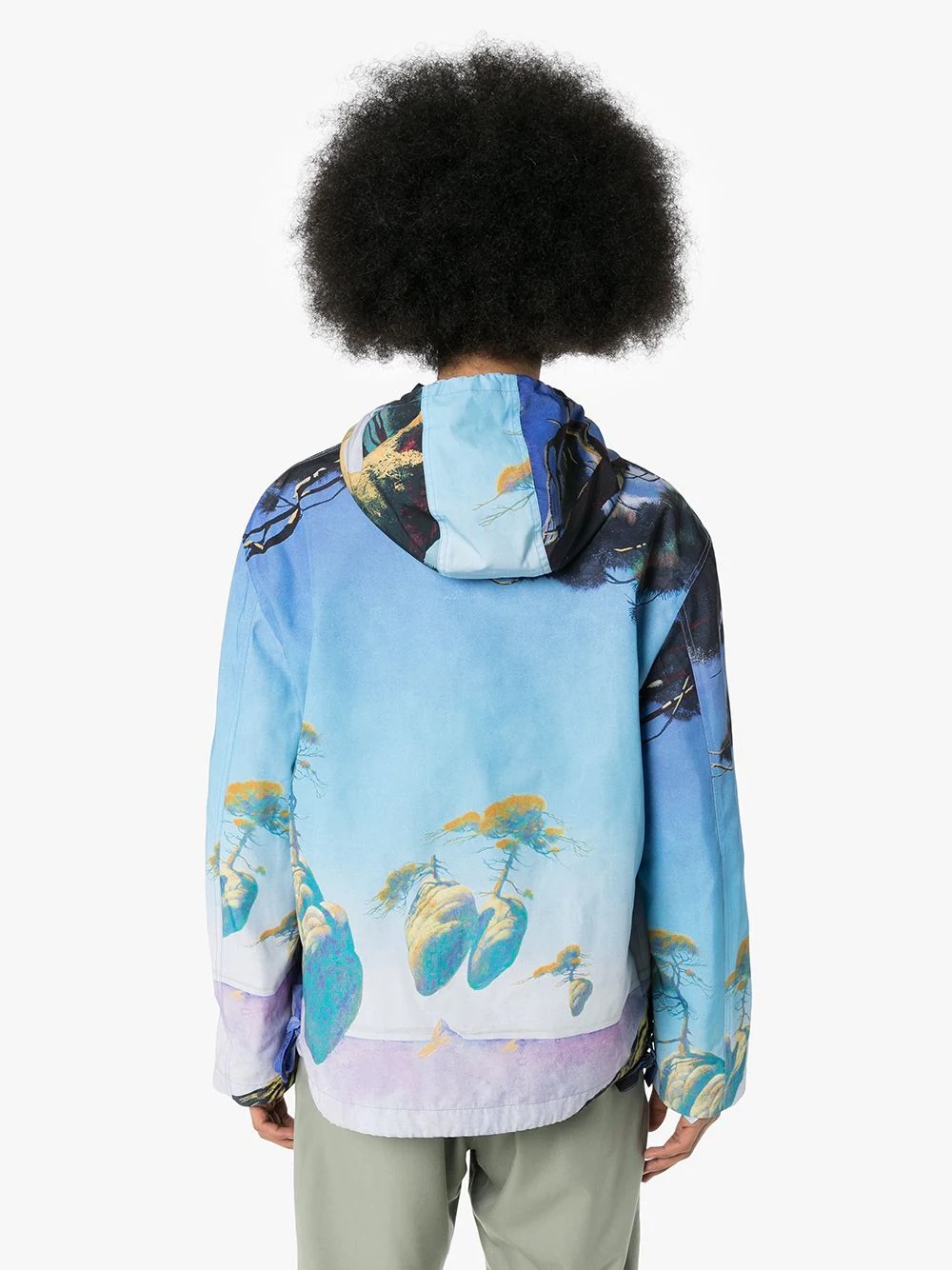 Floating Island graphic-print hooded parka - 4