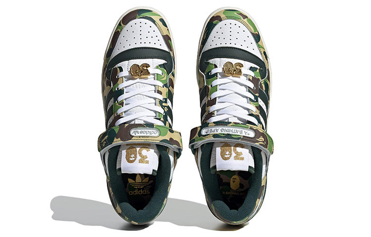adidas BAPE x Forum Low 84 '30th Anniversary - Green' ID4771 - 6