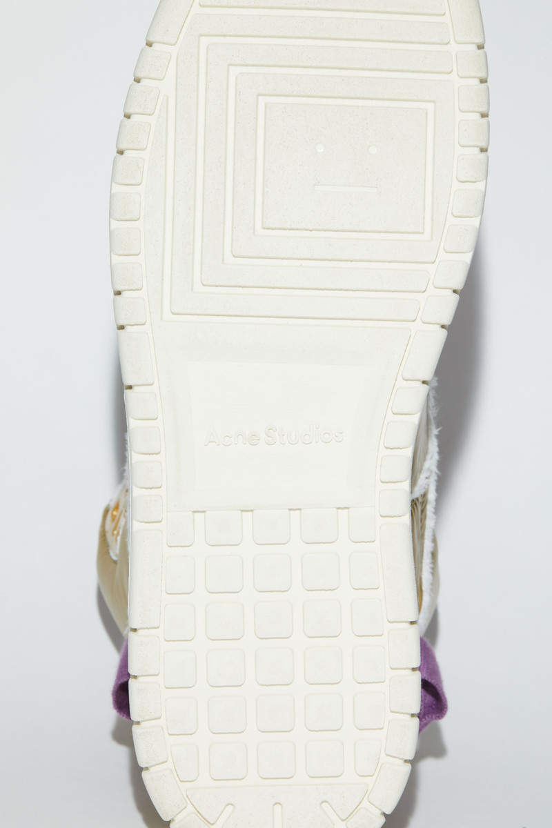 High top sneakers - Gold/purple 5