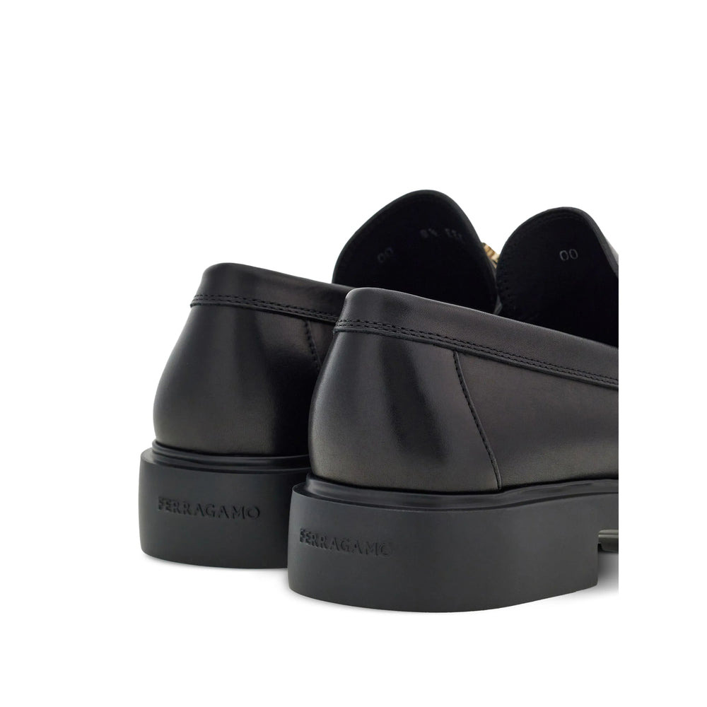 Ferragamo Black Loafers Men - 4