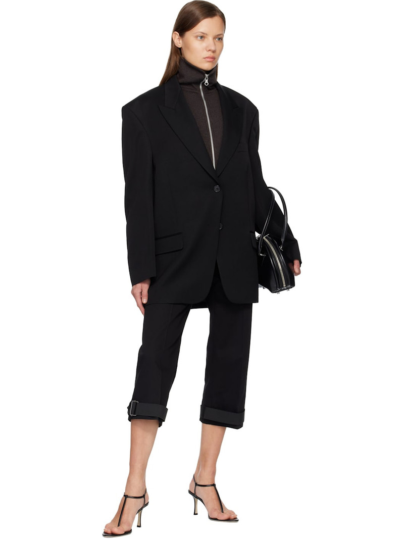 Acne Studios Black Single-Breasted Blazer outlook
