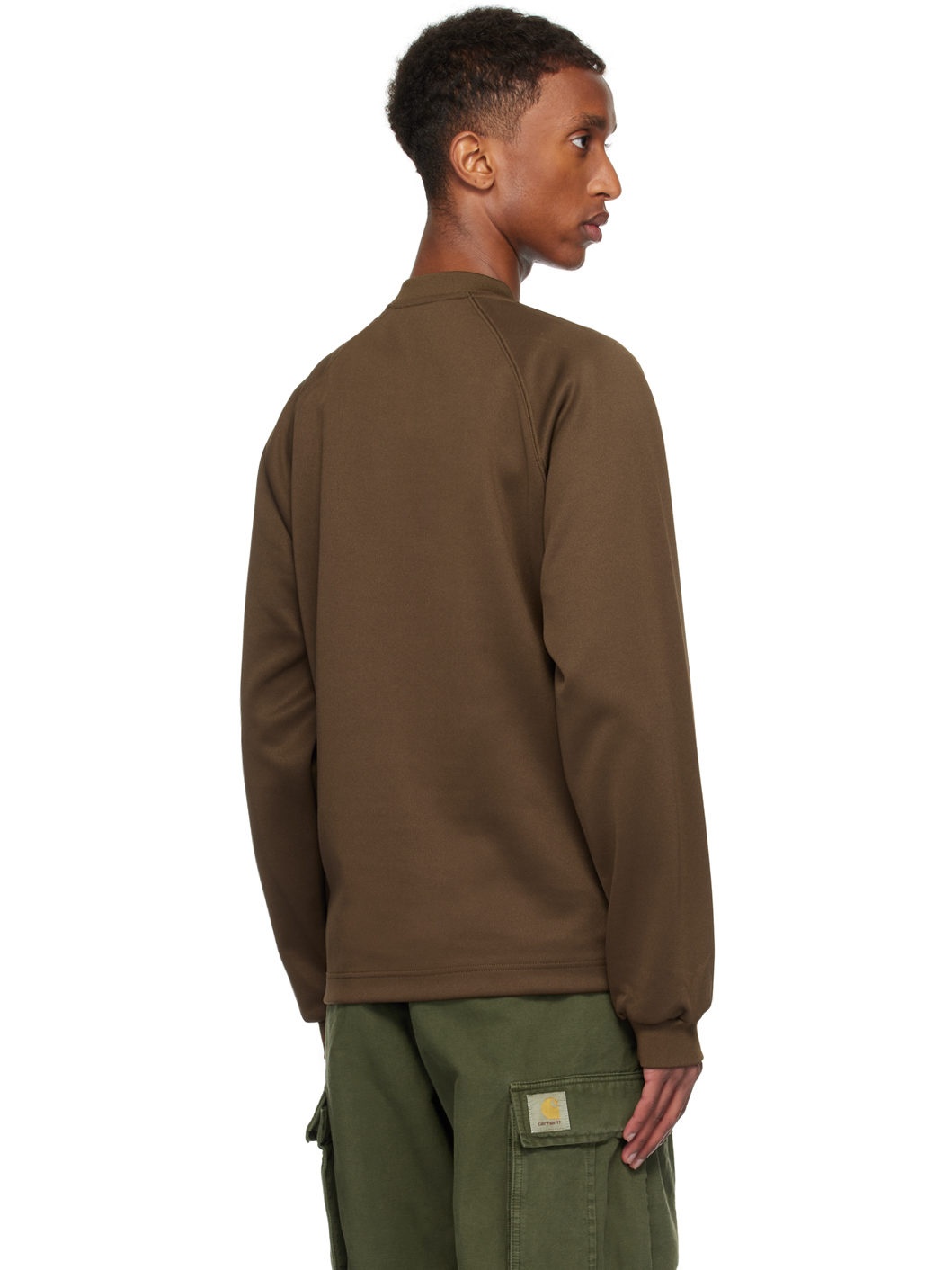 Brown Bolan V-Neck Sweatshirt - 3