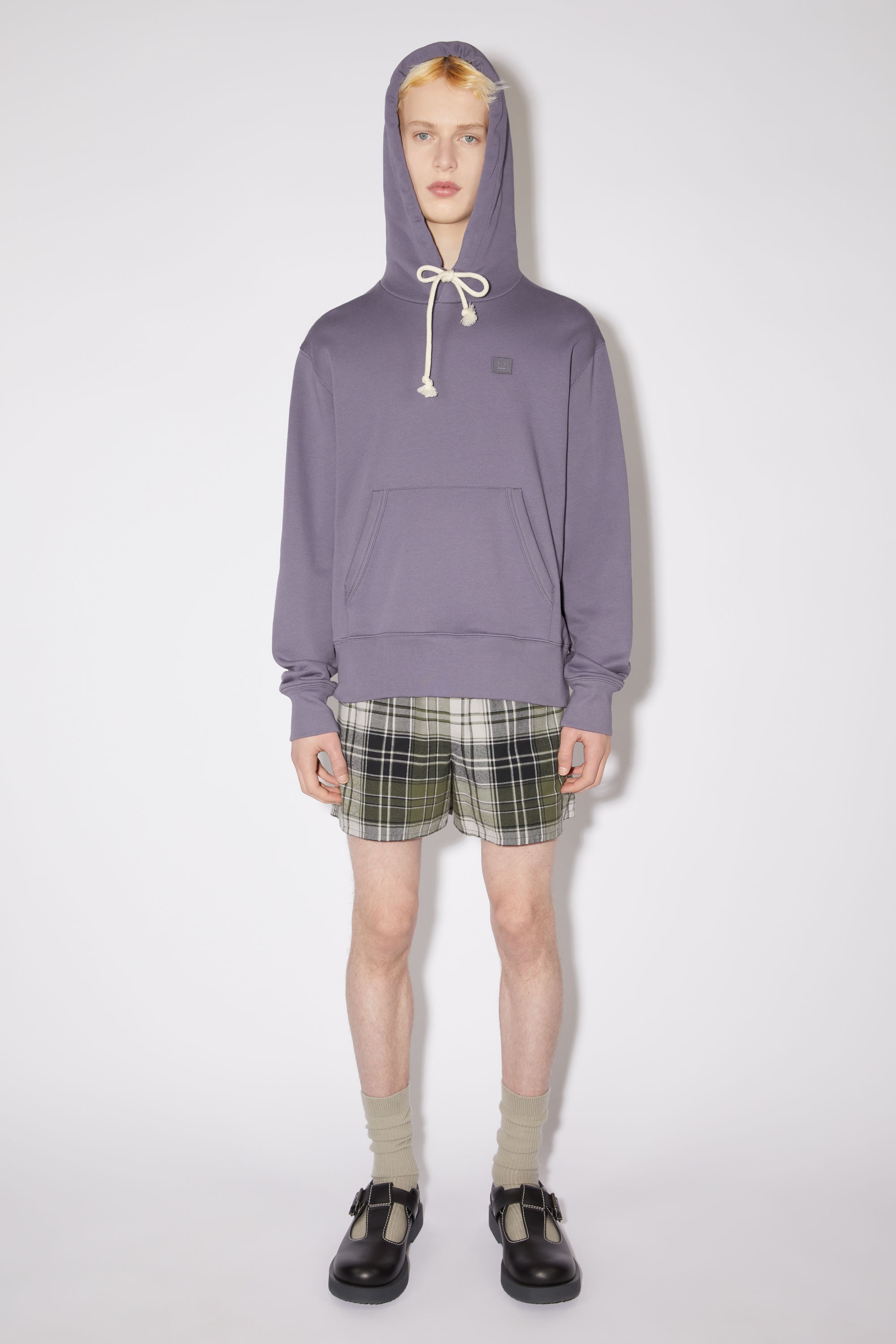 Hooded sweatshirt - Regular fit - Faded purple - 2
