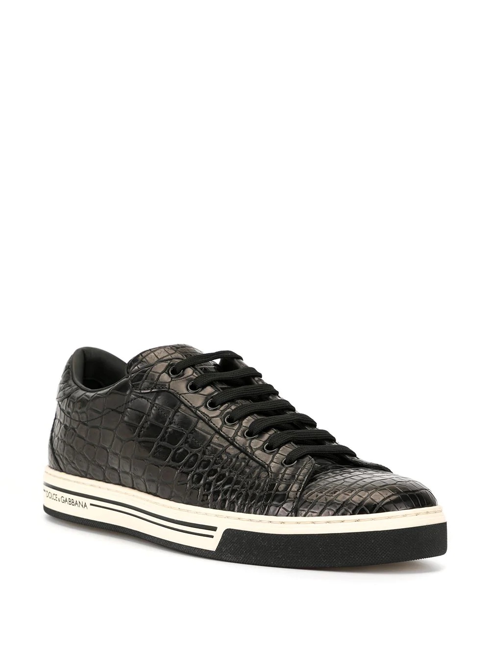 Roma crocodile leather sneakers - 2