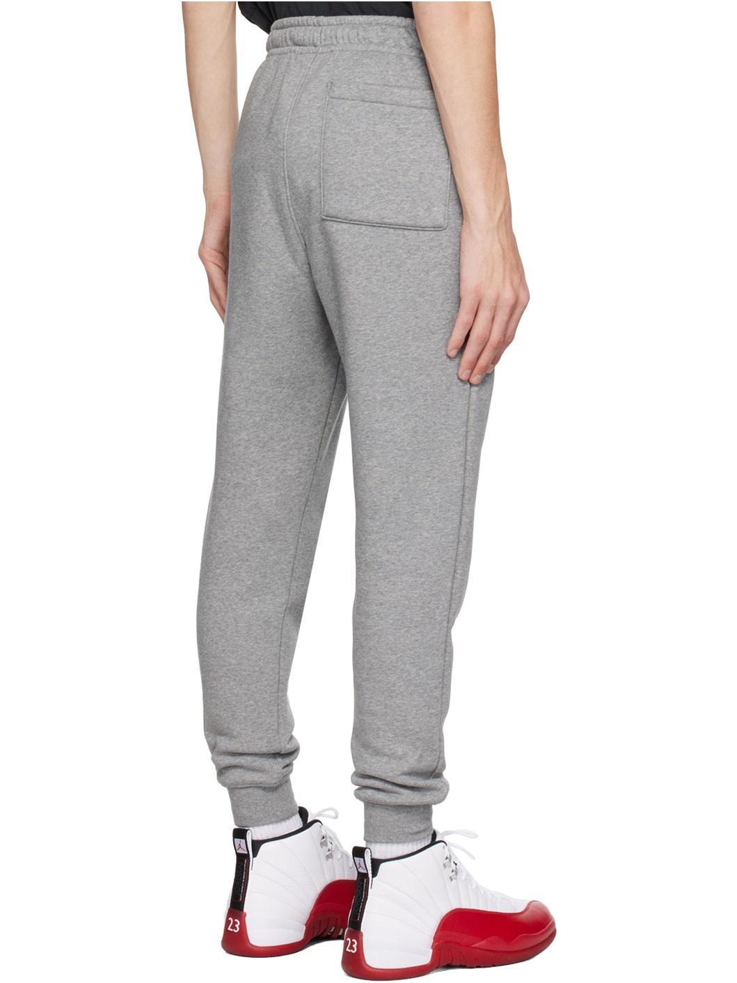 Gray Embroidered Sweatpants - 3