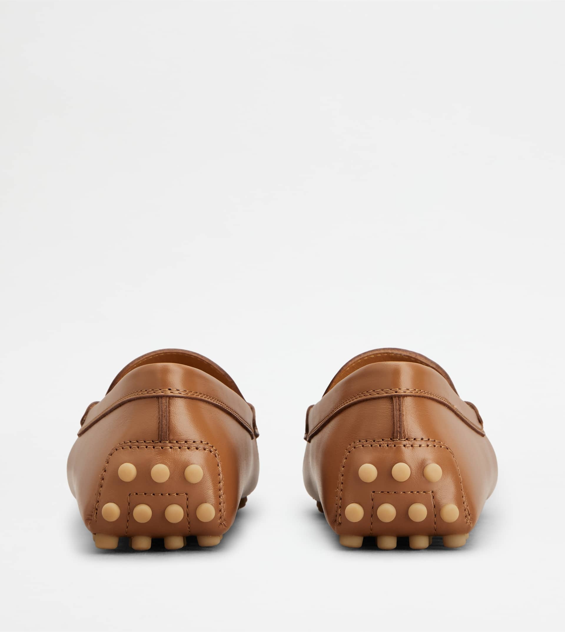 GOMMINO DRIVING SHOES IN LEATHER - BROWN - 3