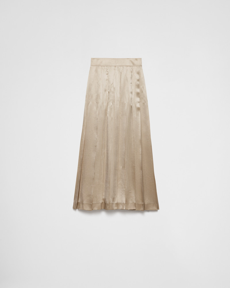 Satin crepe skirt 1