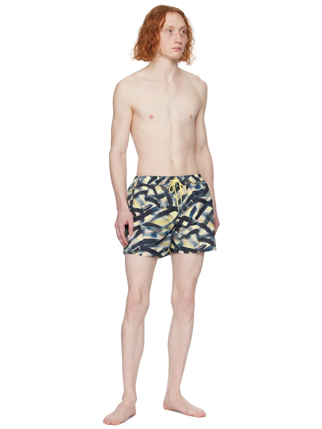 Multicolor Graphic Swim Shorts - 4