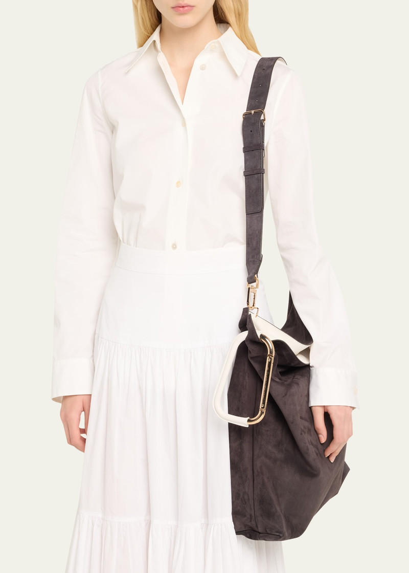 GABRIELA HEARST Eileen North-South Suede Tote Bag outlook