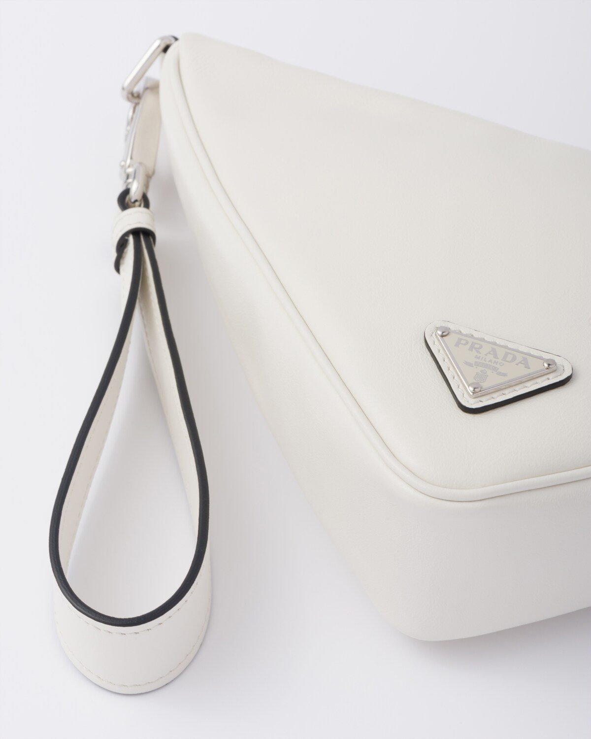 Leather Prada Triangle pouch - 5