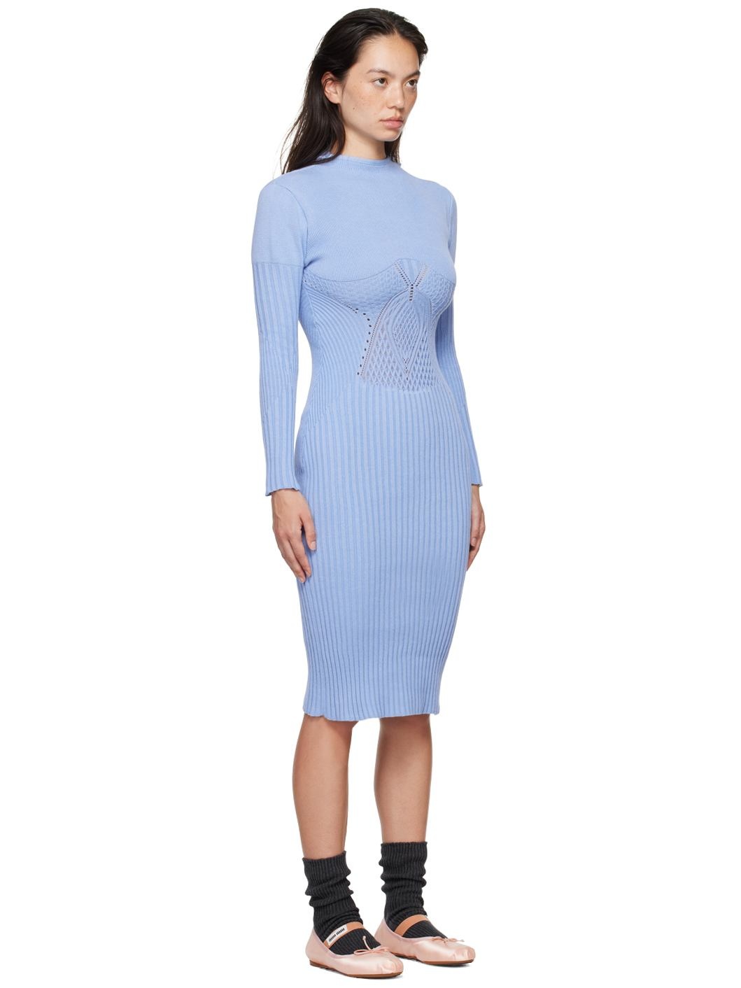 Blue Raven Midi Dress - 2