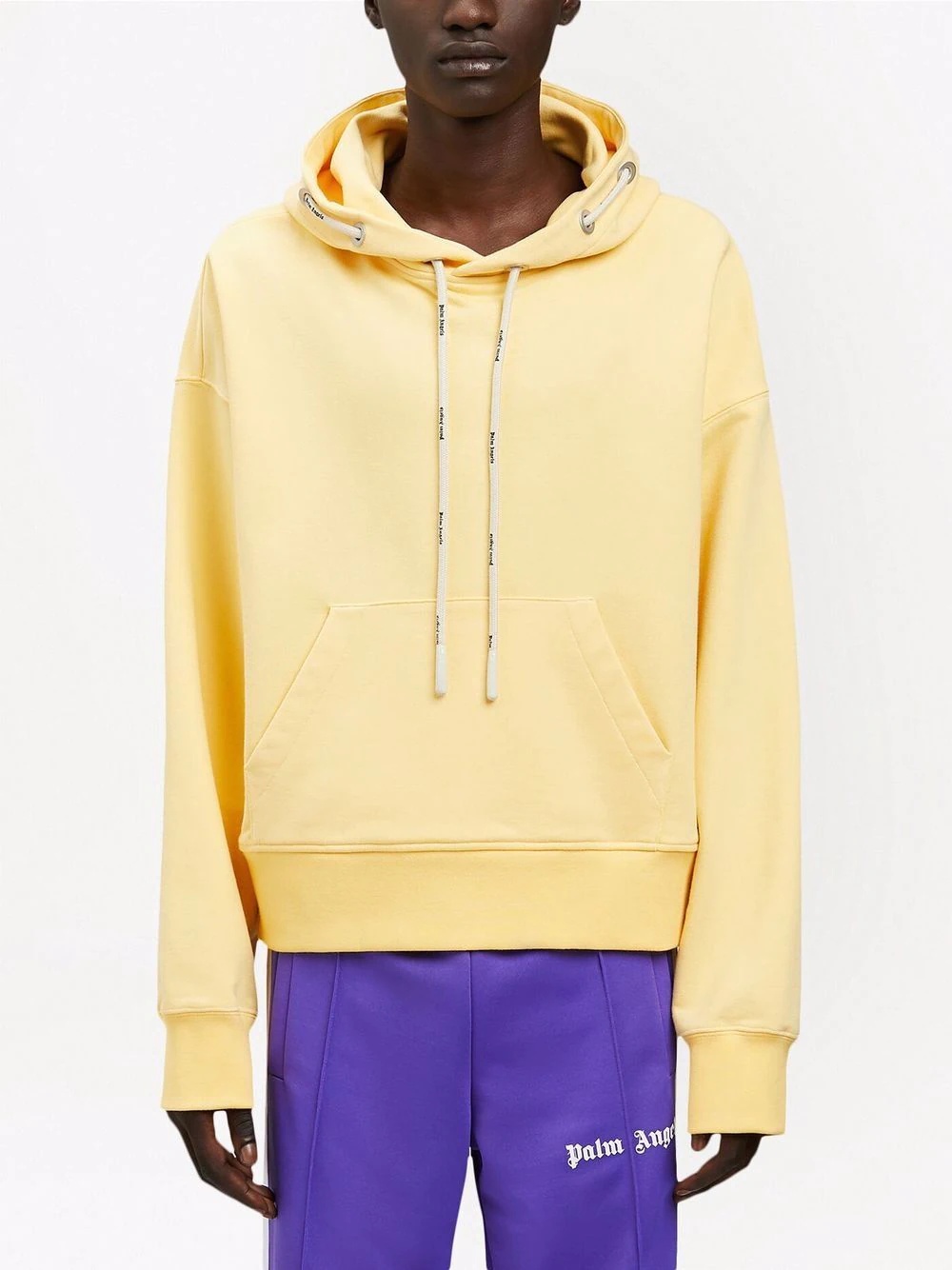 Cord drawstring hoodie - 3