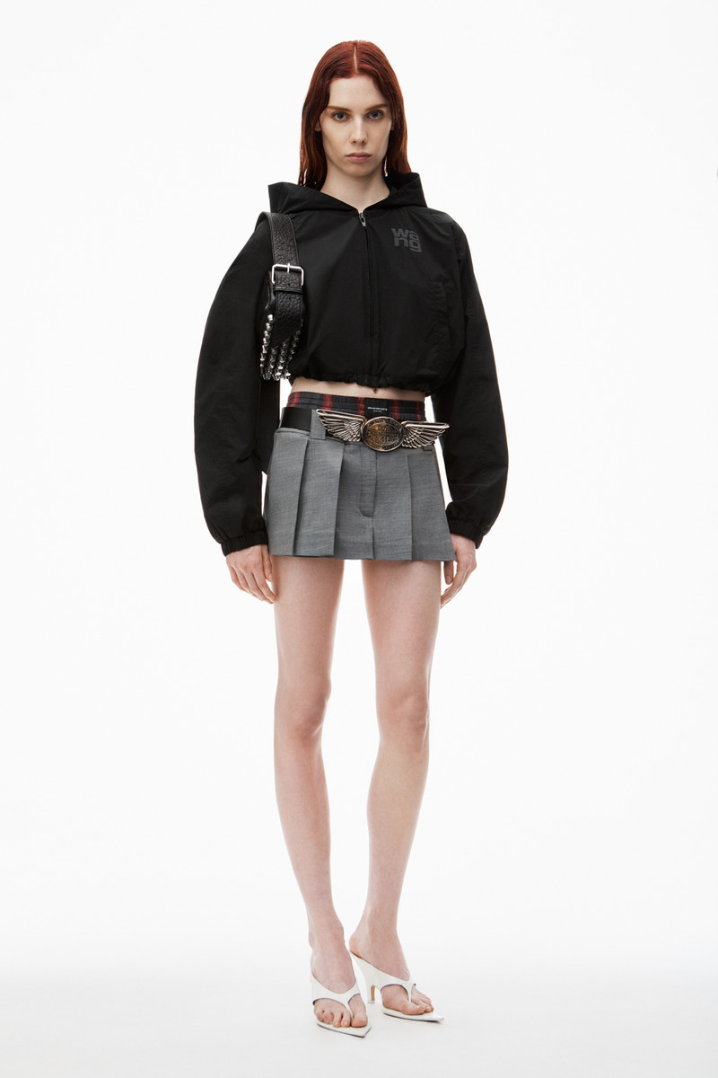 Alexander Wang Logo Cropped Bomber Jacket outlook