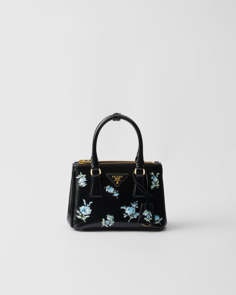 Prada Galleria printed brushed leather mini-bag 1