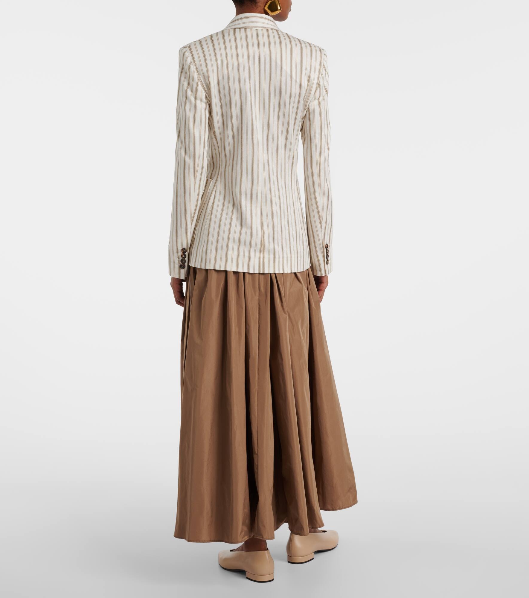 Pensile cotton and linen blazer - 3