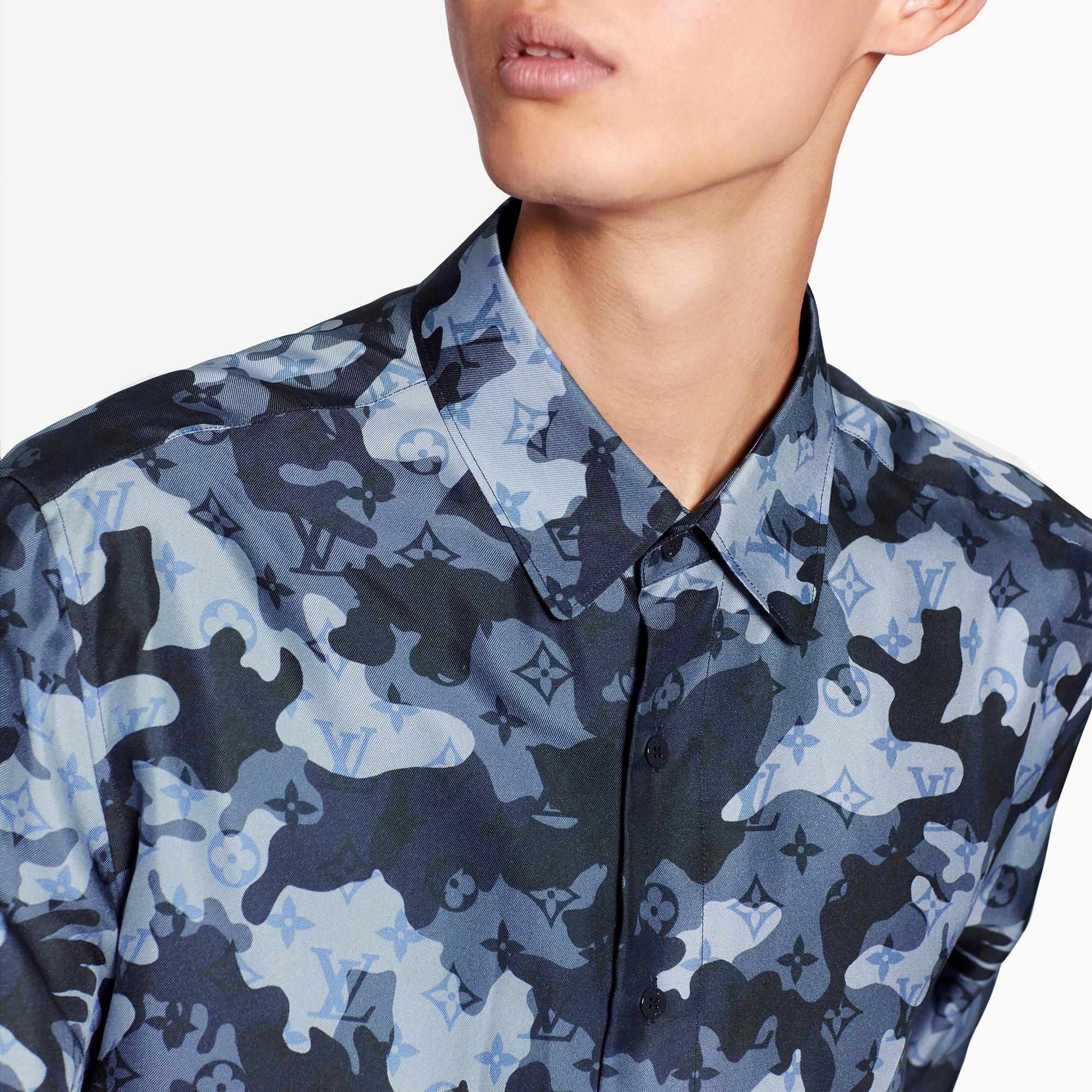 Camo Regular Silk Shirt - 3