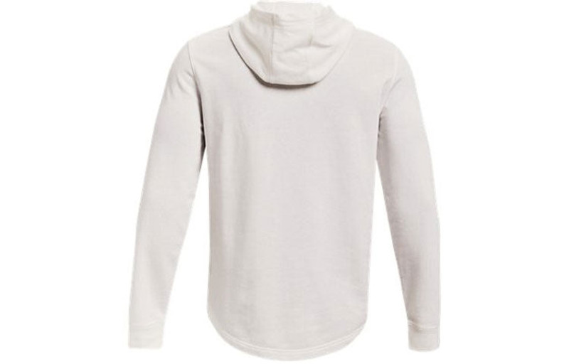 Under Armour Under Armour Rival Terry Logo Hoodie 'White Black' 1361559-112 outlook