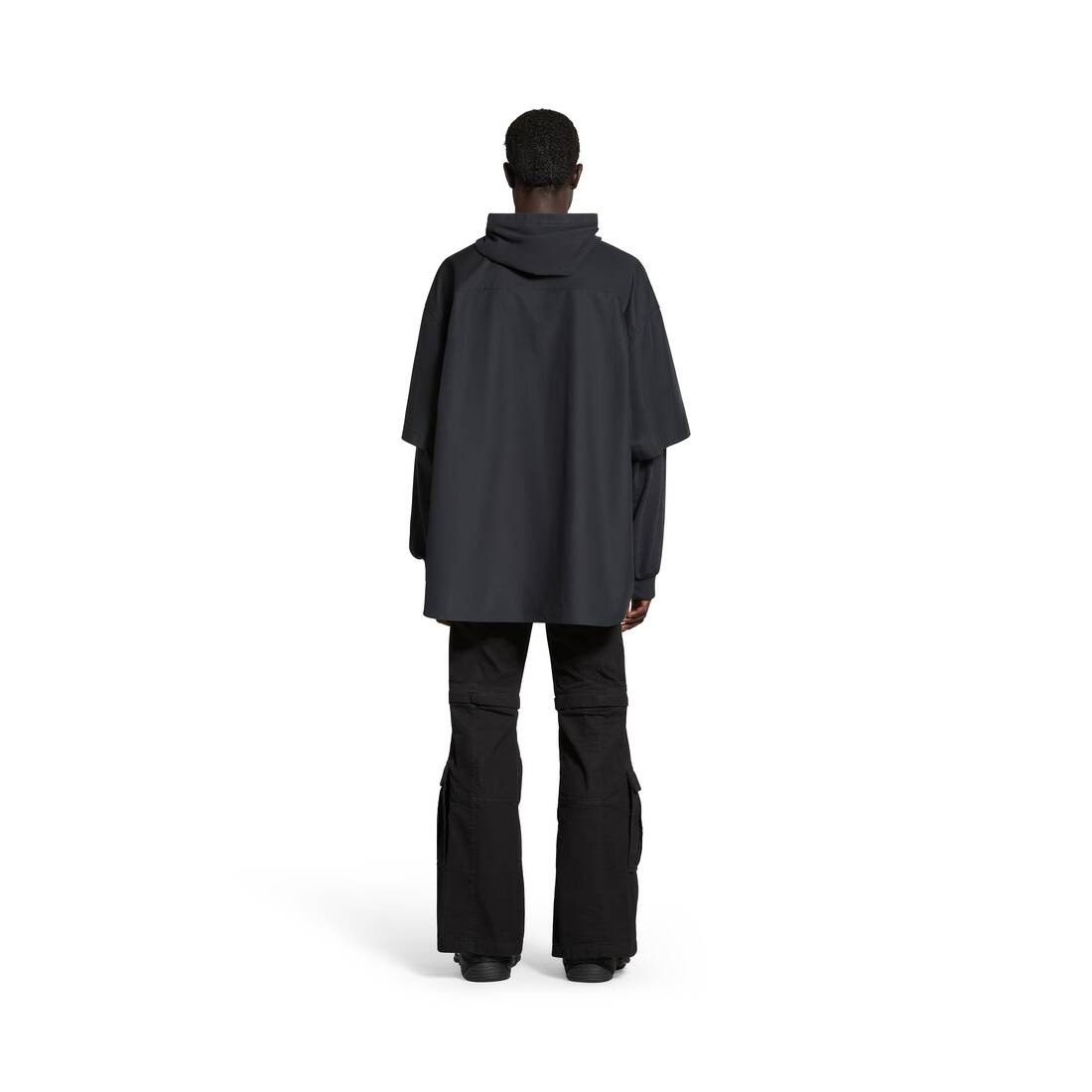 Men's Unity Sports Icon Patched Shirt Large Fit in Black - 4
