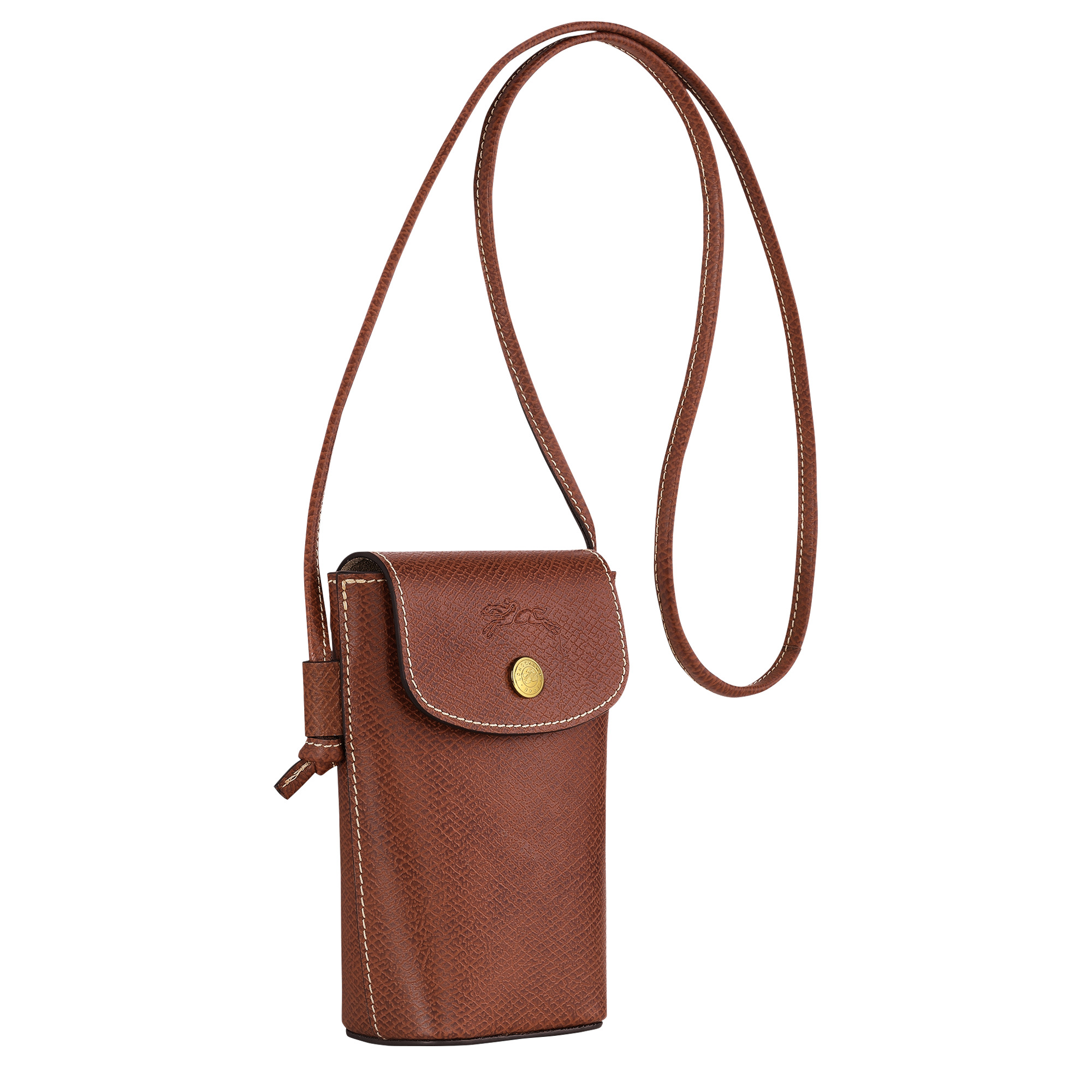 Épure Phone case with leather lace Brown - Leather - 3