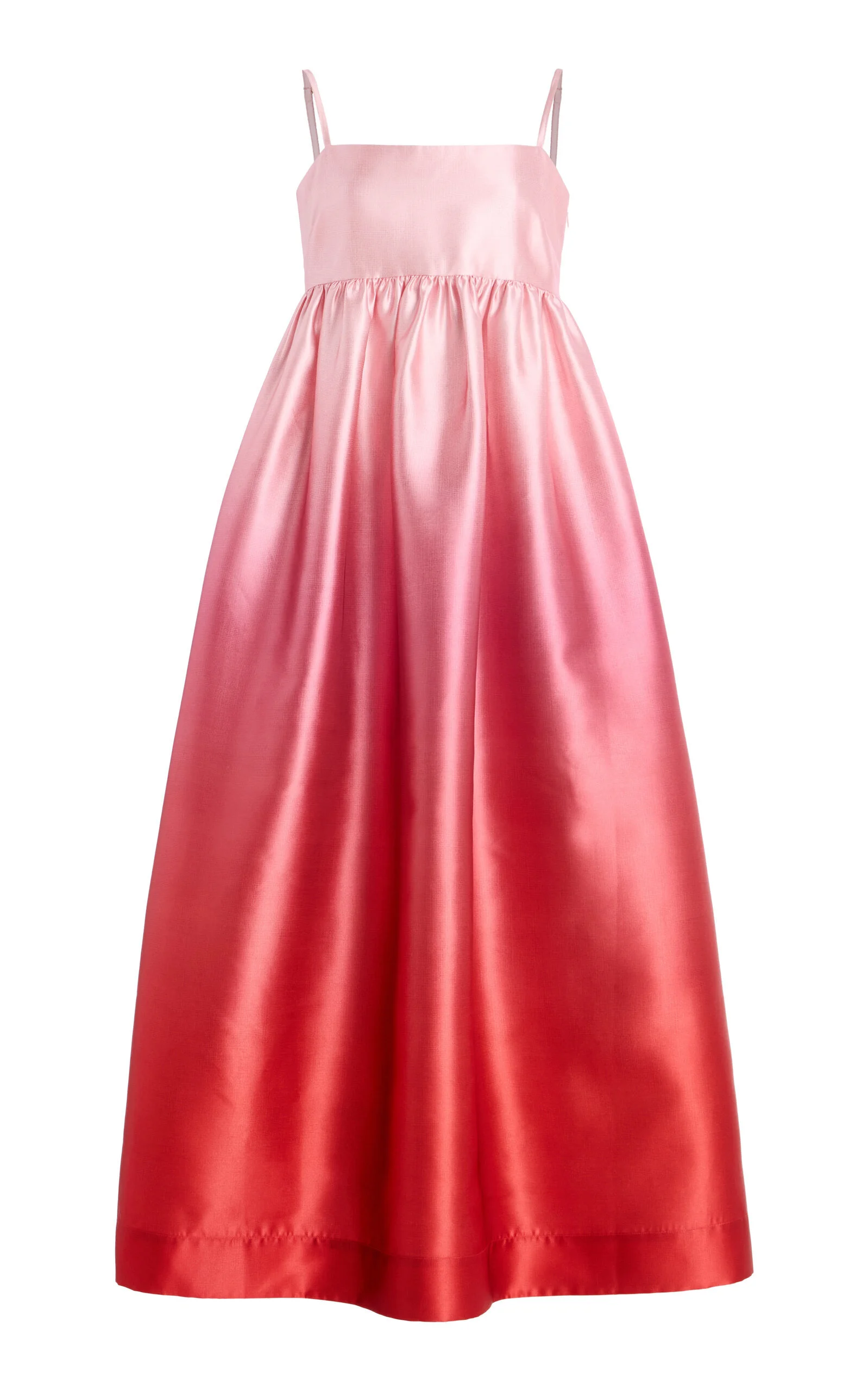 Inez Ombré Satin Maxi Dress pink - 1