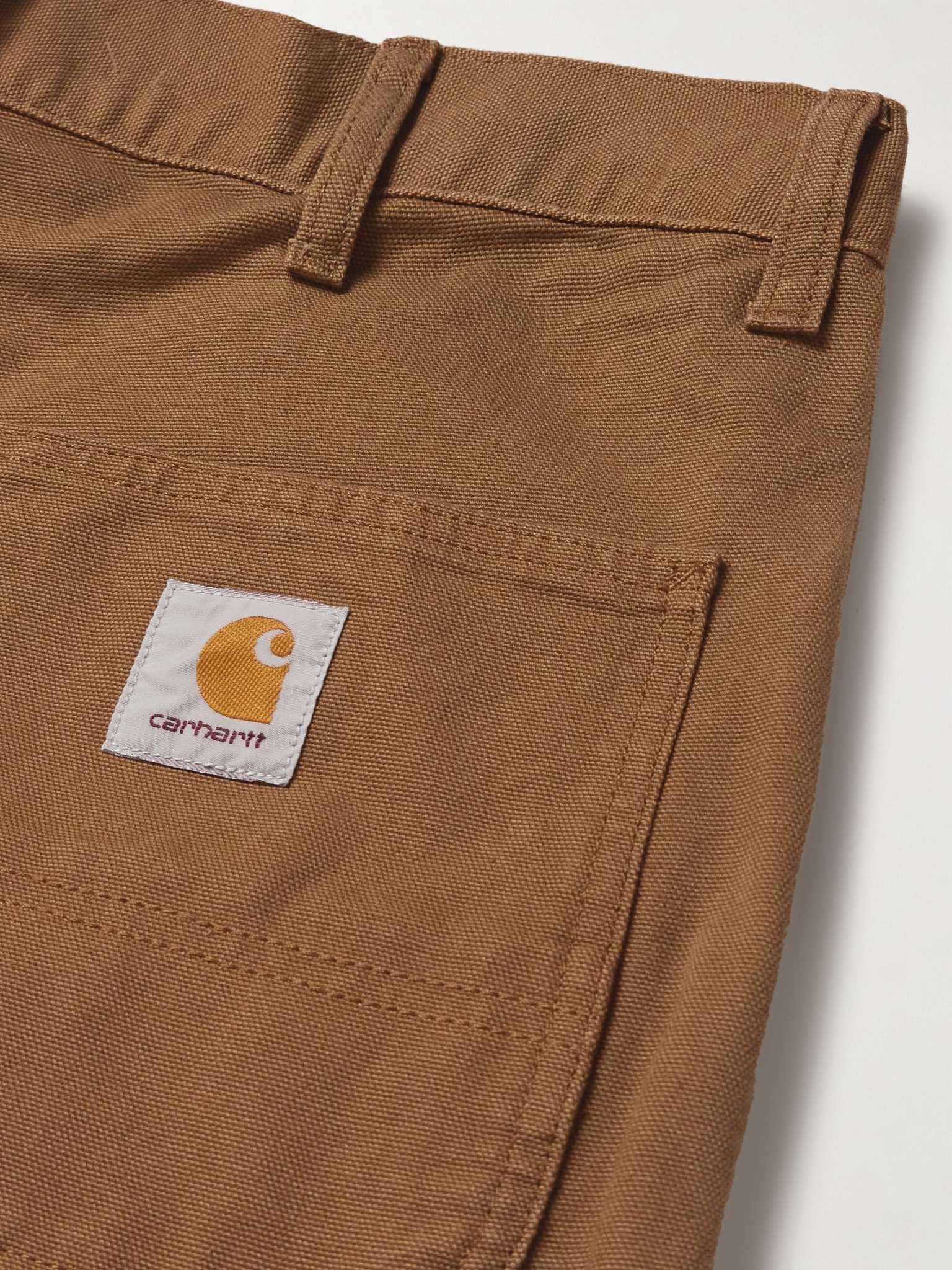 Double Knee Straight-Leg Cotton-Canvas Carpenter Trousers - 5