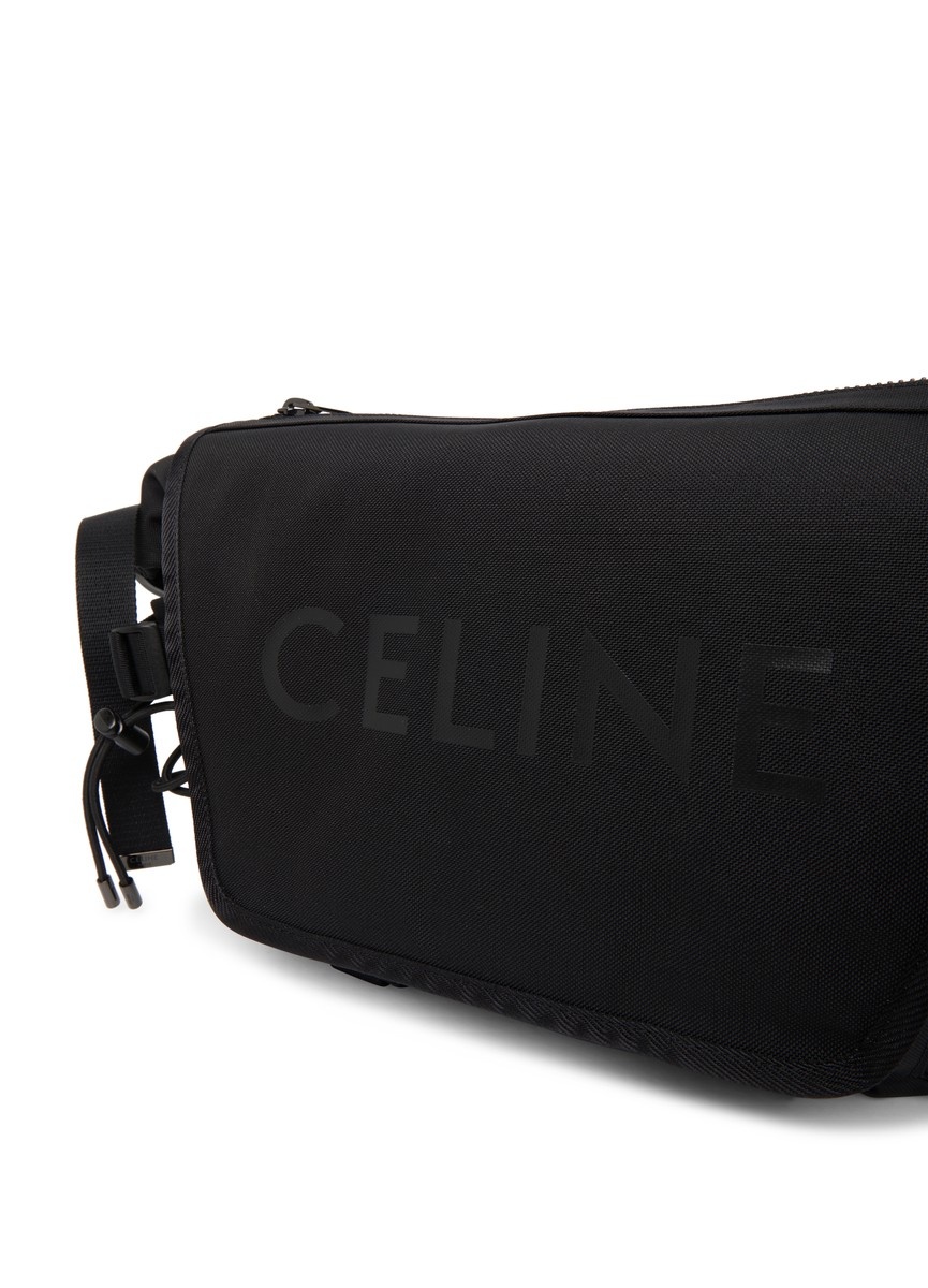 Men's Medium Messenger Bag In Smooth Calfskin With Celine Print