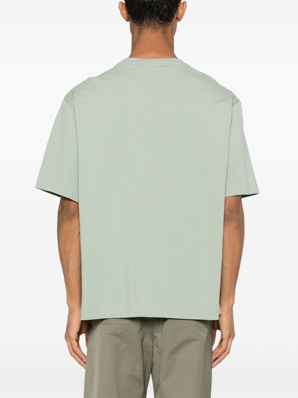 logo-embroidered T-shirt - 3