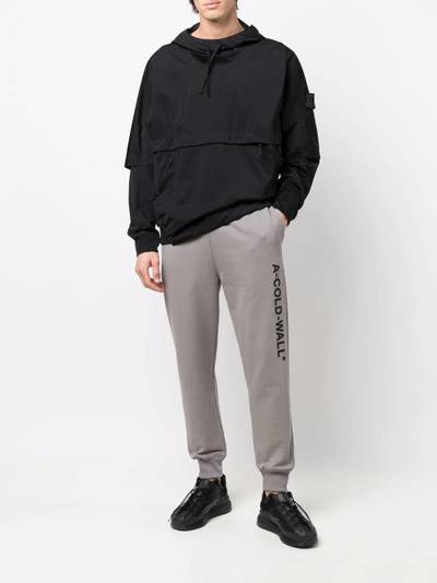 A-COLD-WALL* logo-print cotton track pants outlook