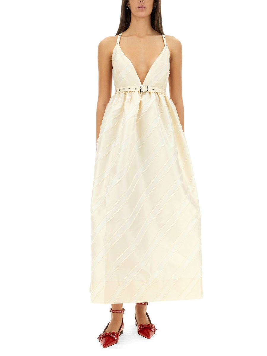 Ganni Women Taffeta Dress - 2