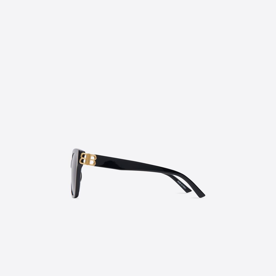 Women's Dynasty Square Sunglasses in Black - 2