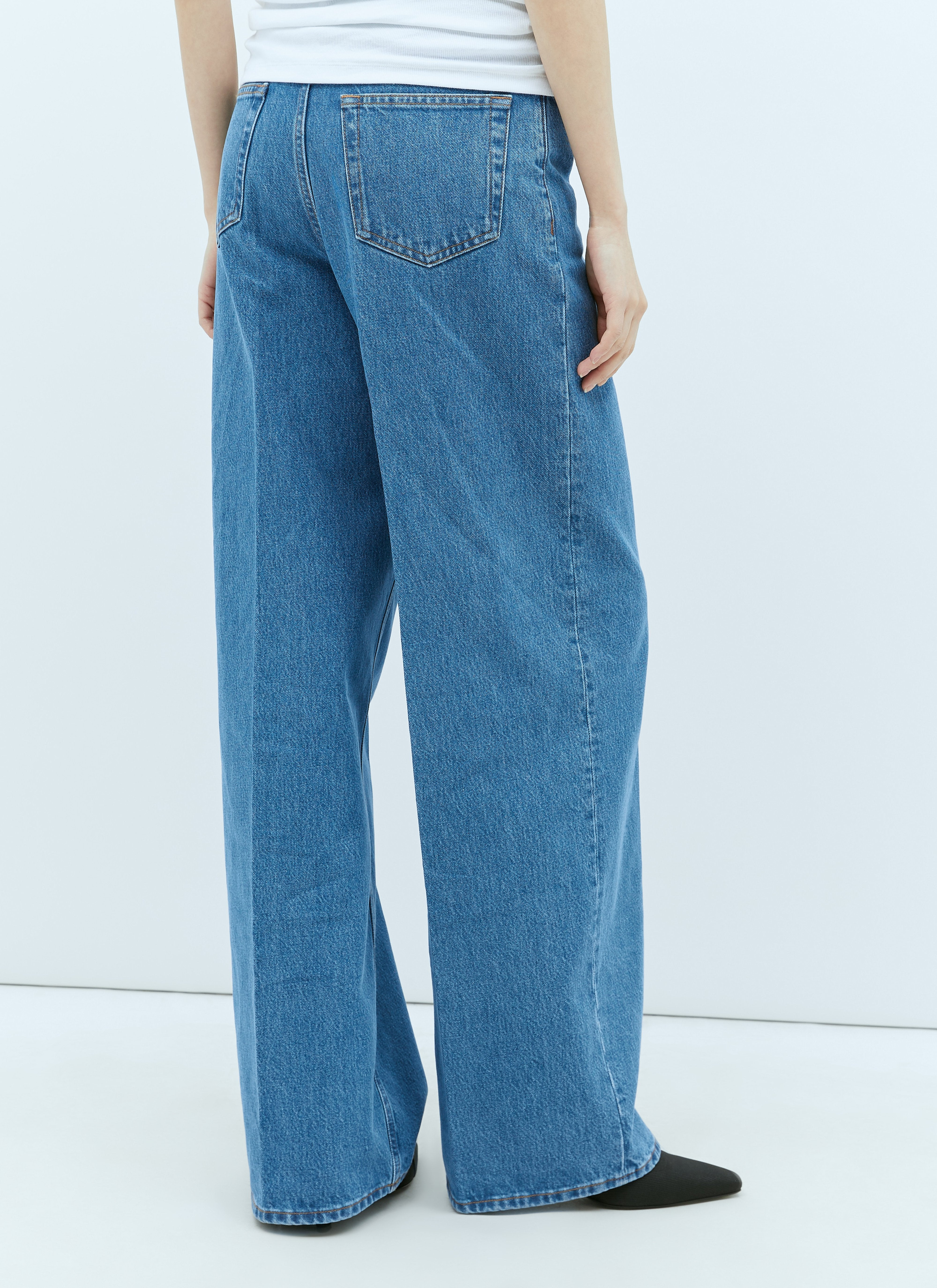 Toteme Women Wide Leg Denim - 6