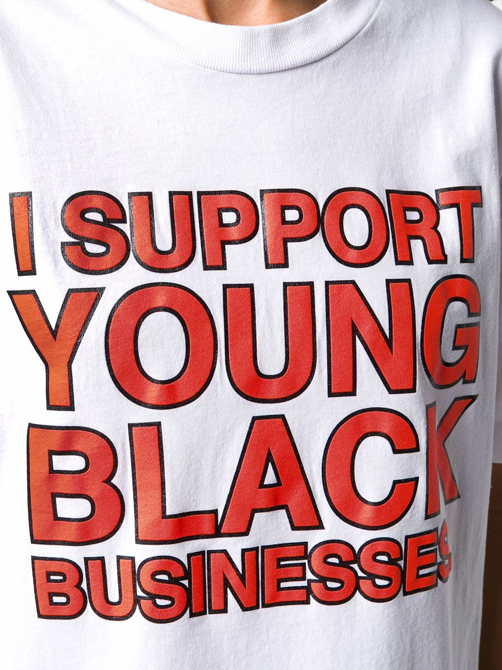 "I Support Young Black Businesses" T-shirt - 6