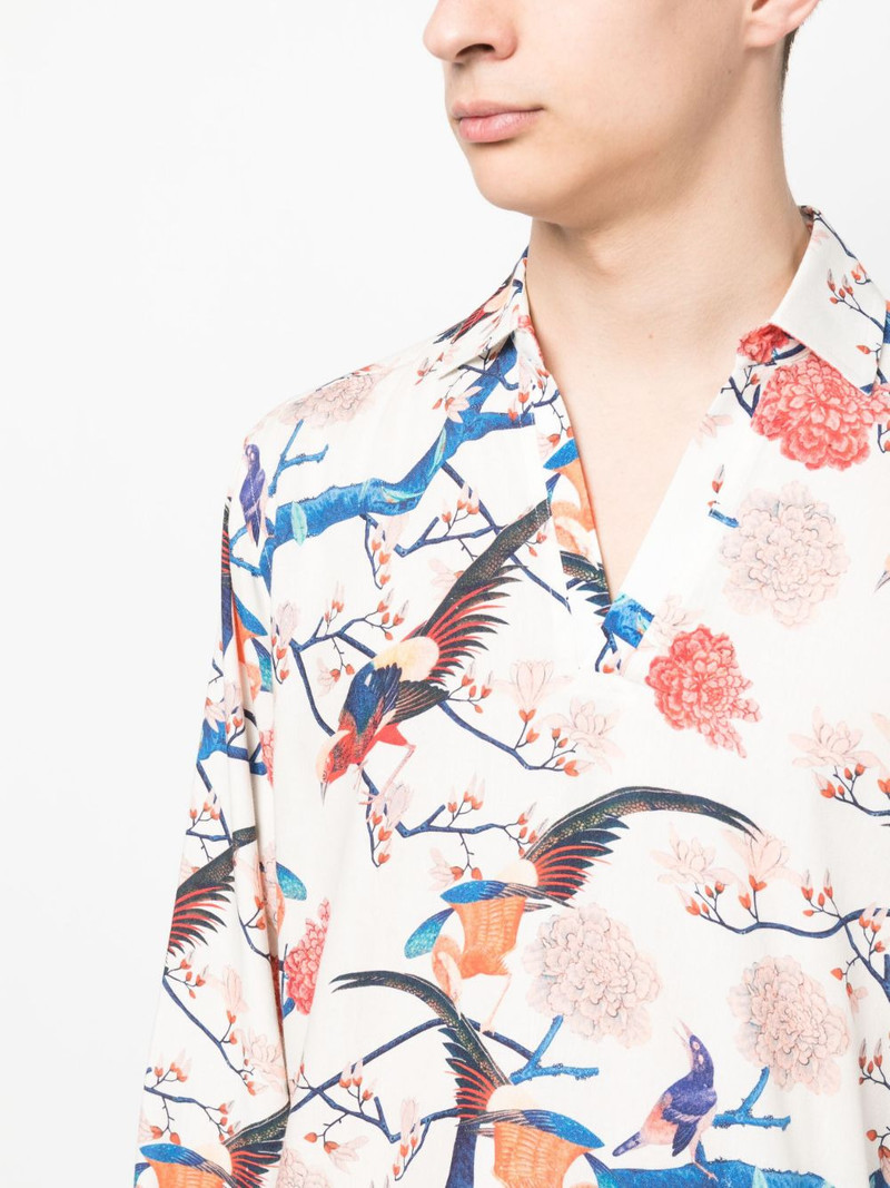 Ridley graphic-print long-sleeve shirt 5