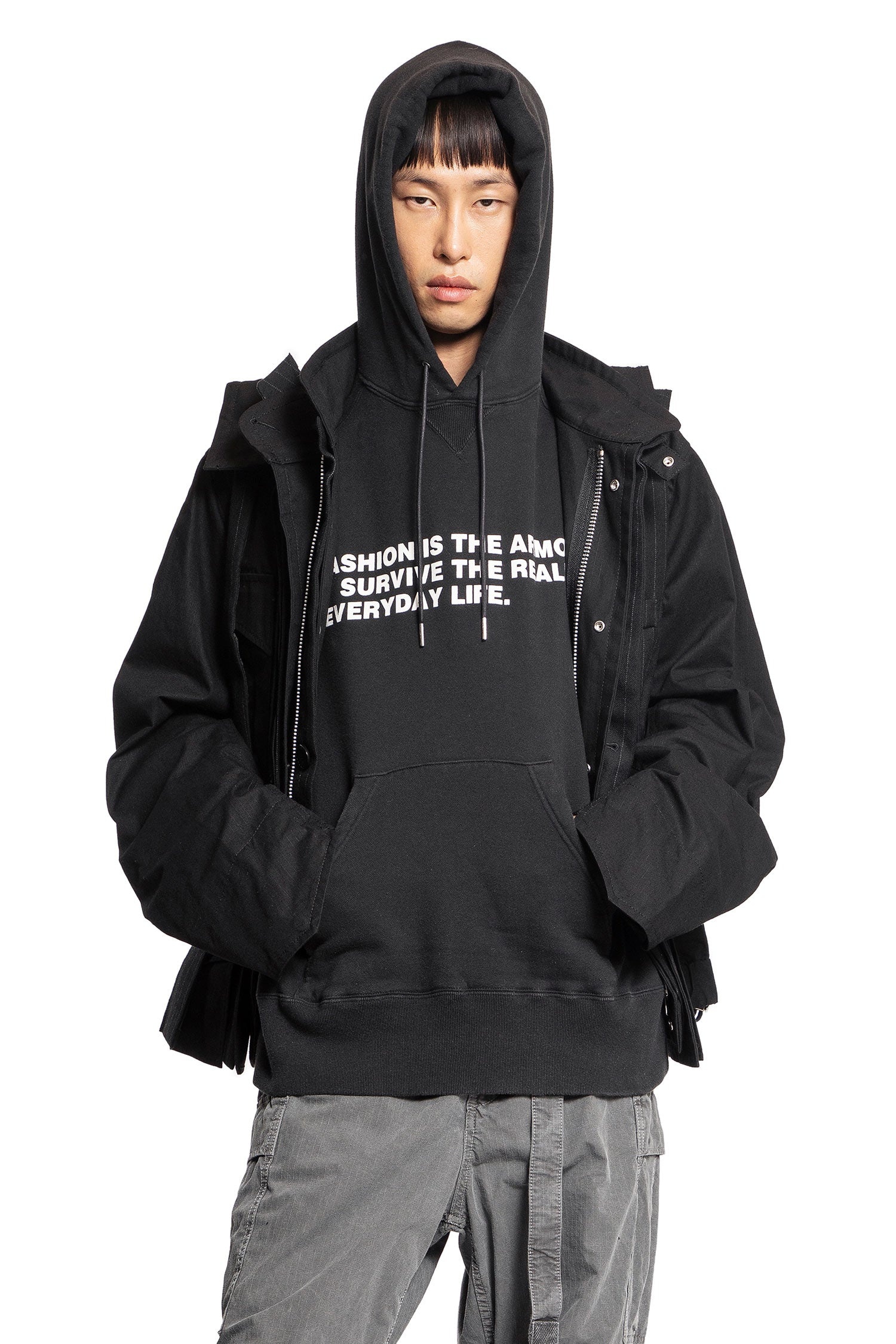 sacai Graphic-Print-Hoodie | antonioli | REVERSIBLE sacai Graphic-Print-Hoodie | antonioli | REVERSIBLE