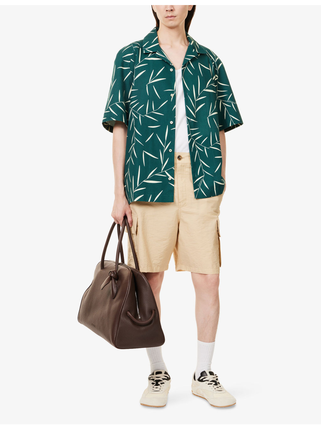 La Chemise Fonccio Graphic-print Cotton Shirt - 2