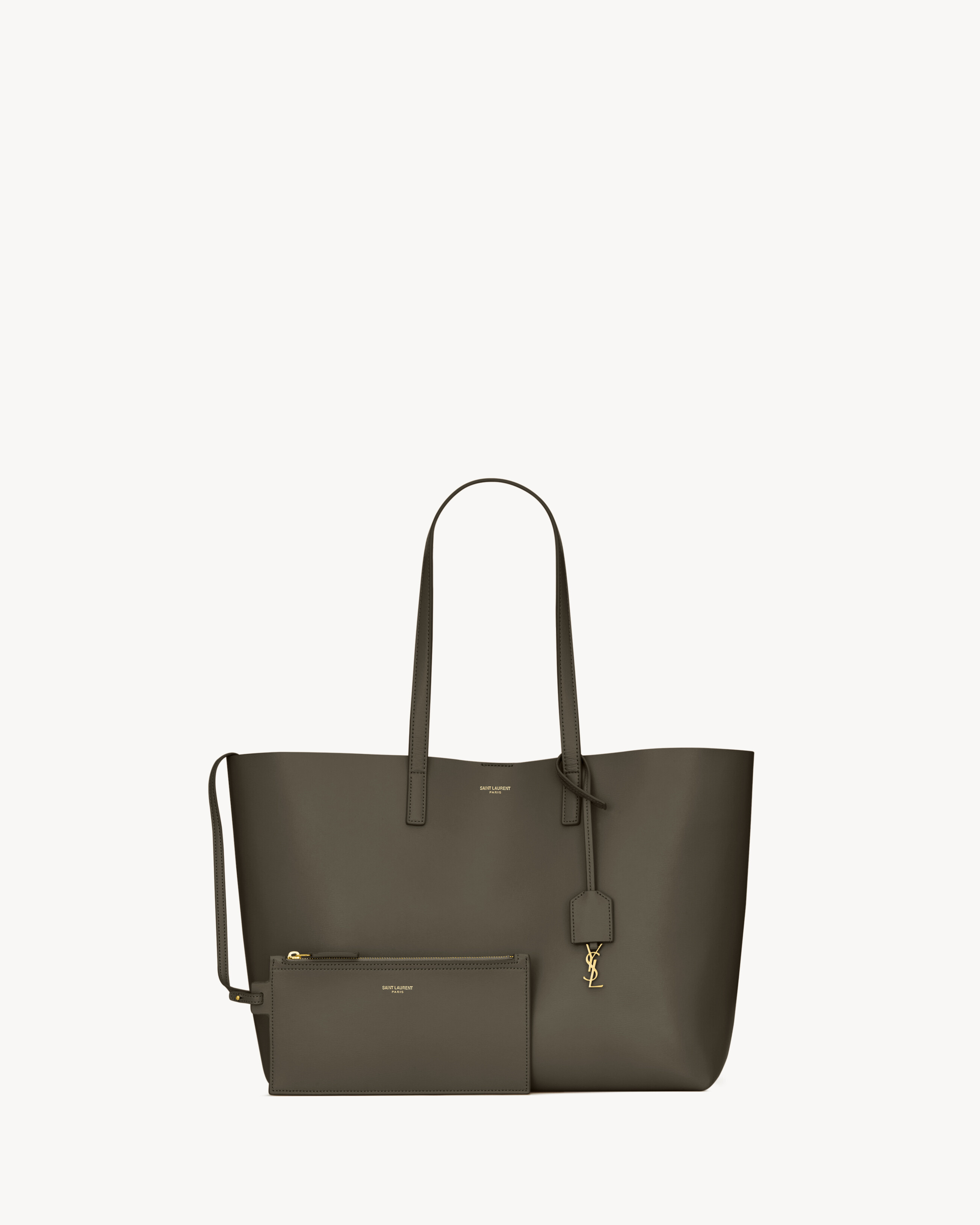 SHOPPING SAINT LAURENT LEATHER - 2