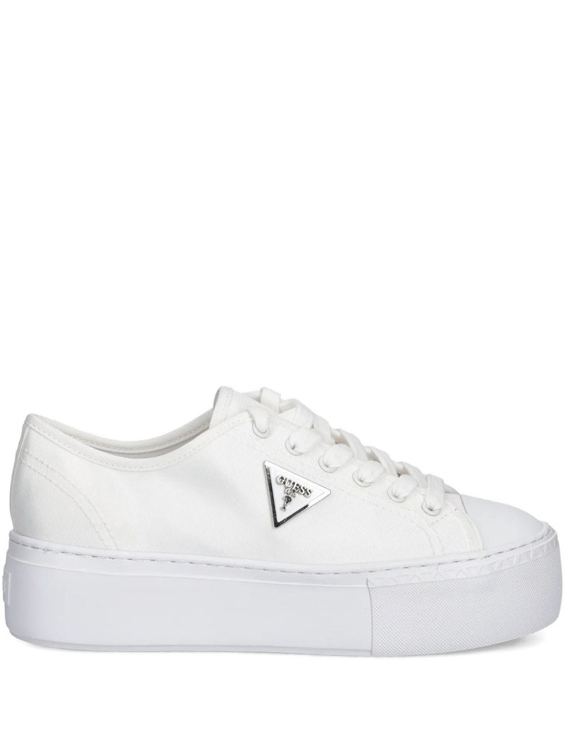 logo plaque platform sneakers 1