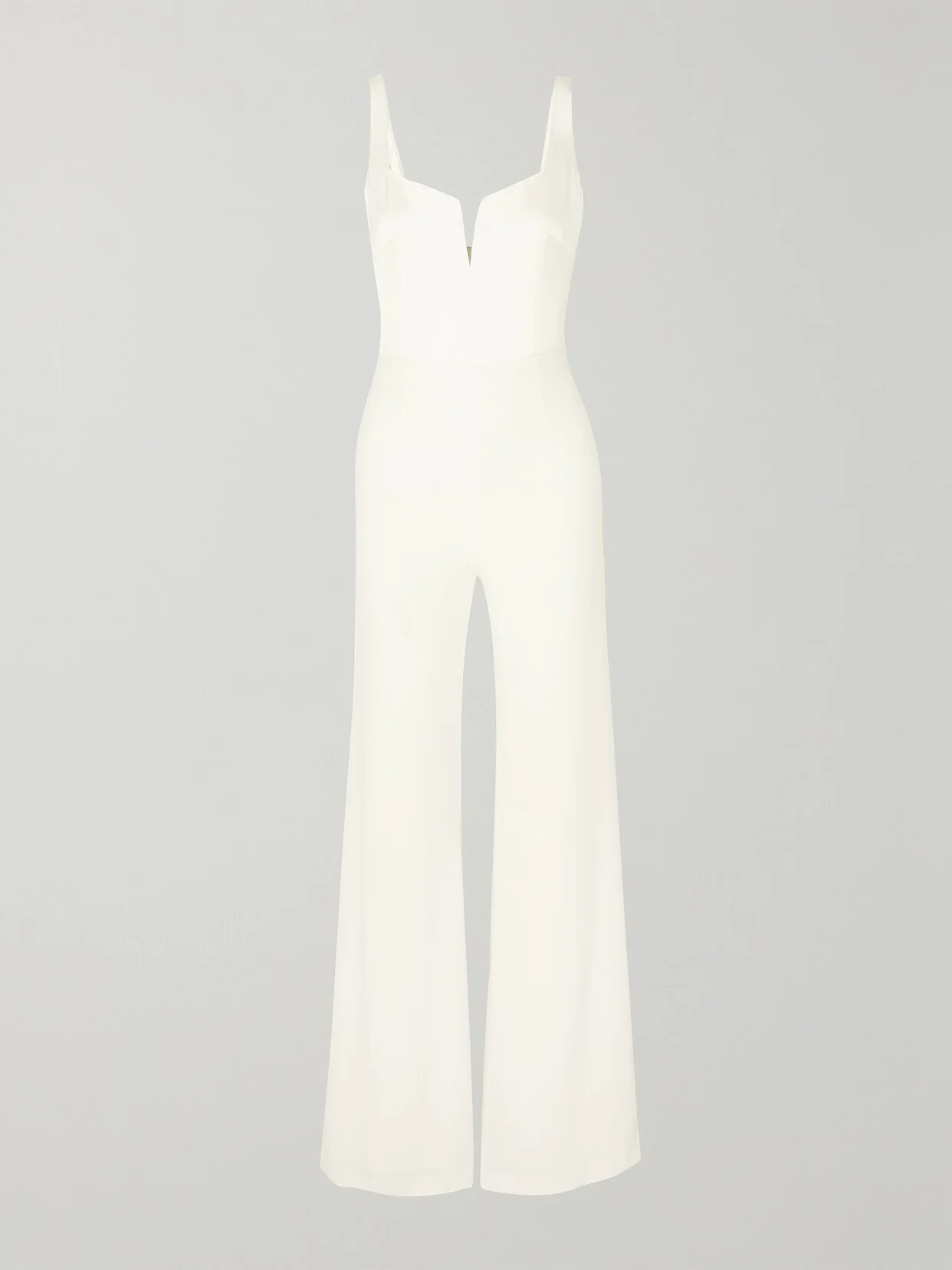 Paneled Crepe Jumpsuit - 1