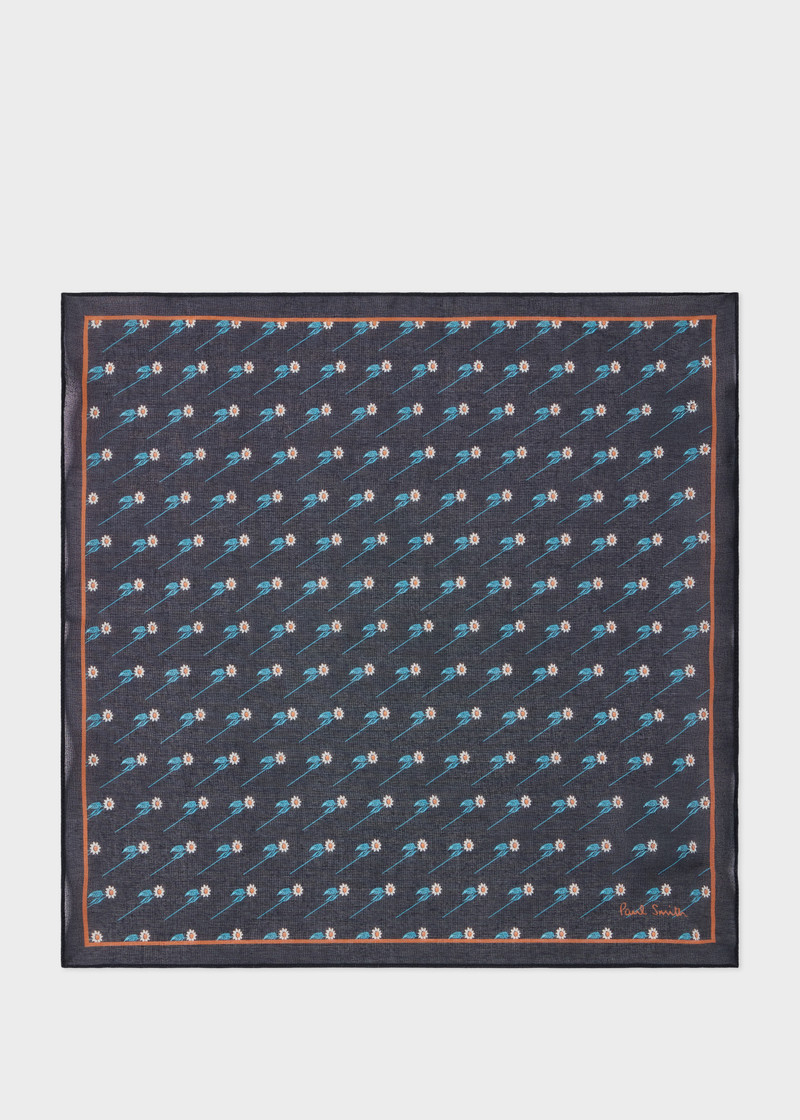 Ditsy Floral Cotton Pocket Square 1