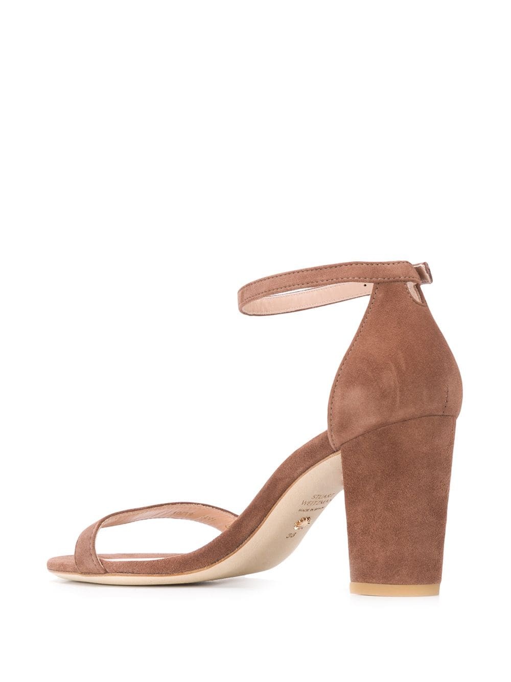 open toe suede sandals - 3