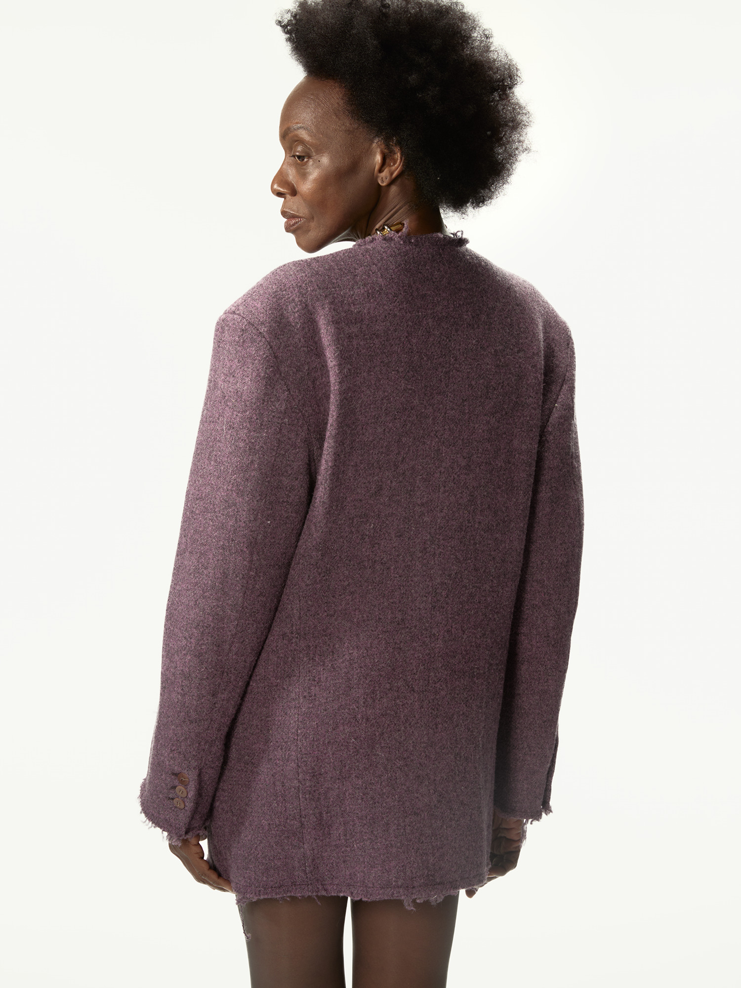 Acid Tweed Roundneck Purple Mix - 5