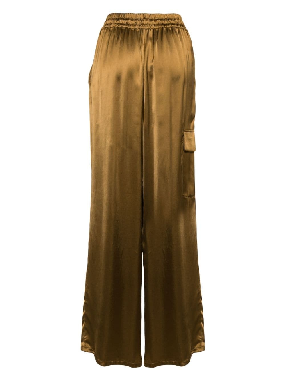 satin cargo pants - 2