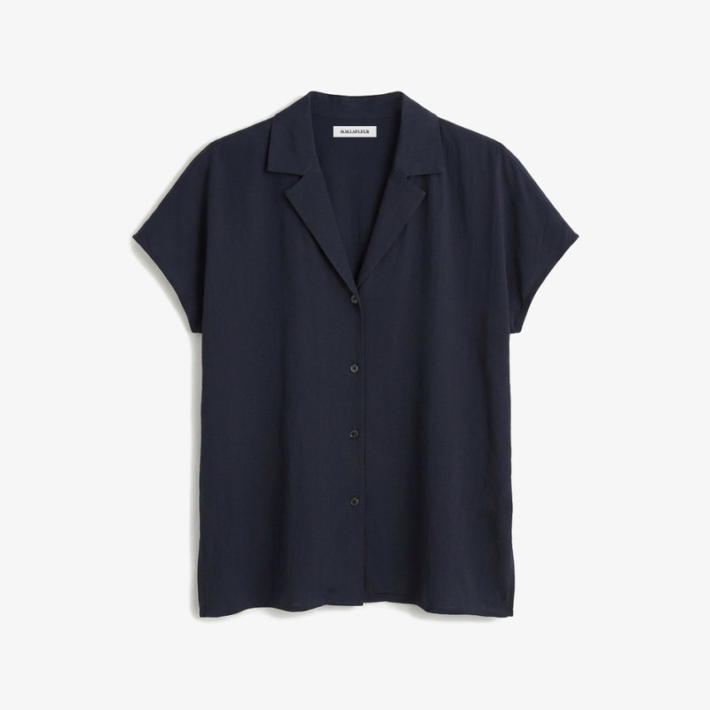 Halia Camp Collar Shirt - Eco Drape 3