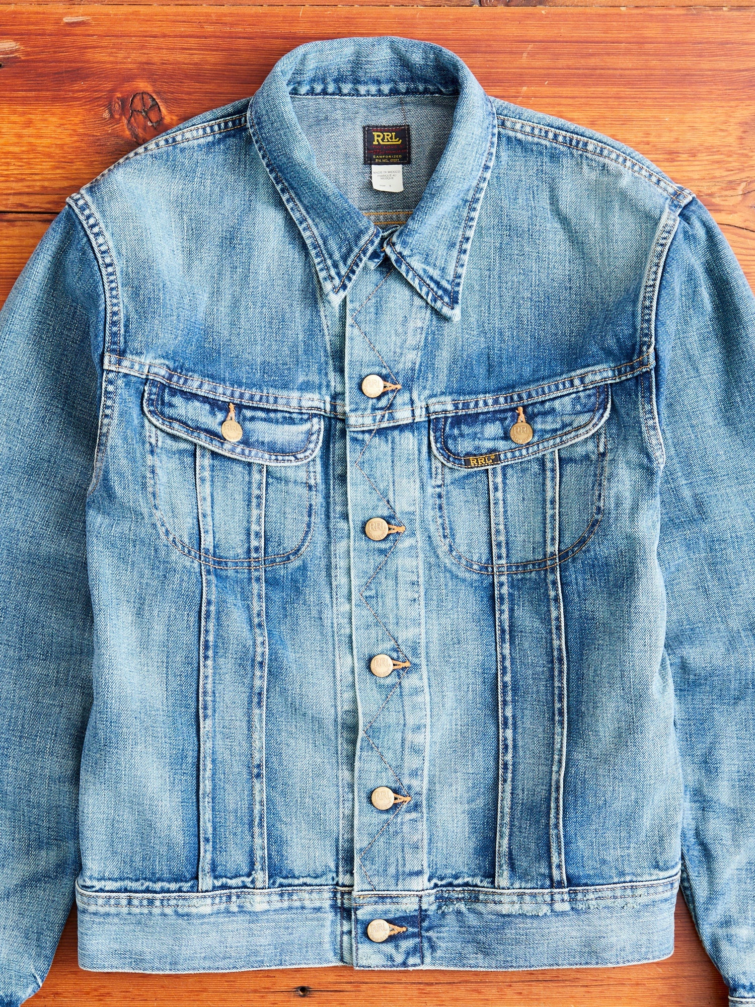 Lot 271 Denim Jacket in Washed Indigo - 1