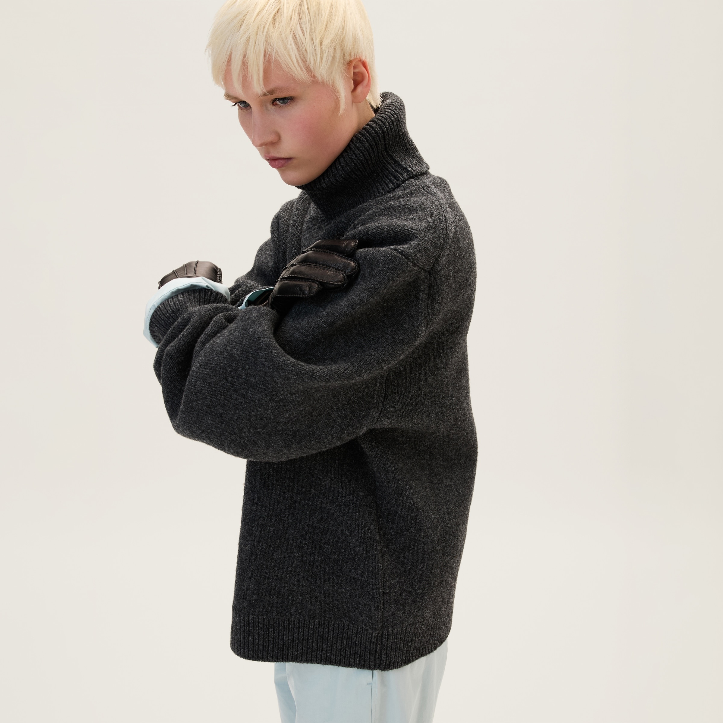 Shetland wool turtleneck jumper - 5