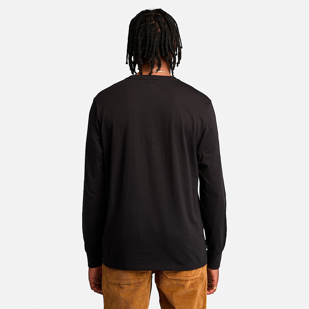 Men's Stack Logo Colored Long Sleeve Tee - 5