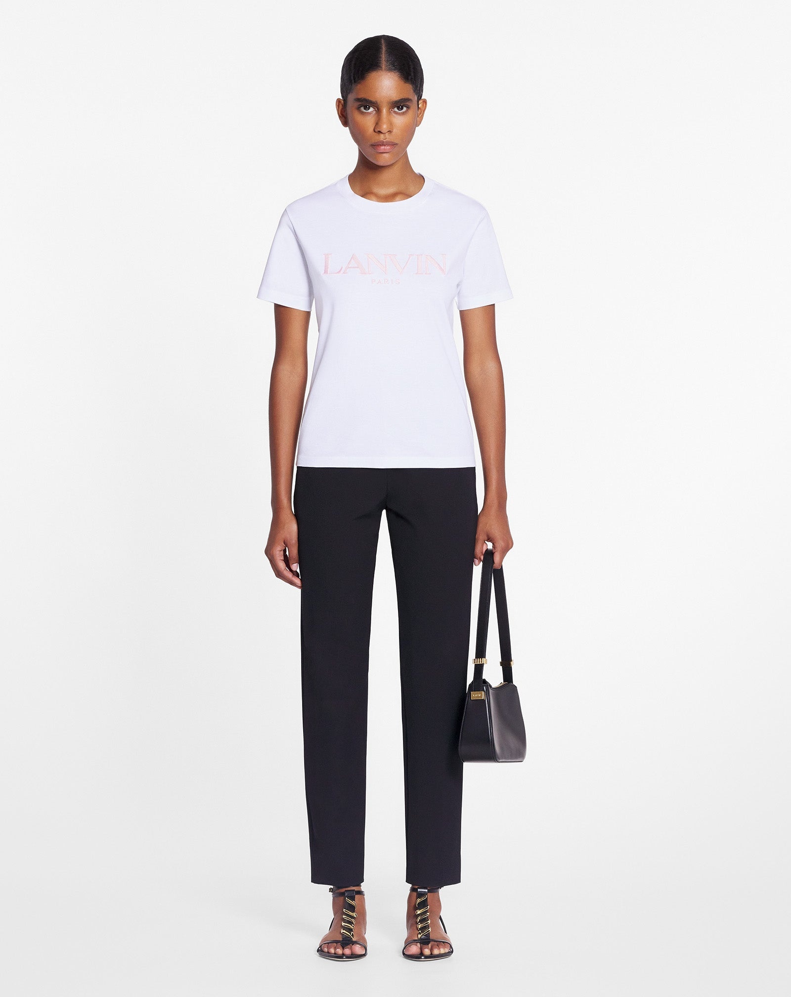 LANVIN EMBROIDERED CLASSIC T-SHIRT - 2