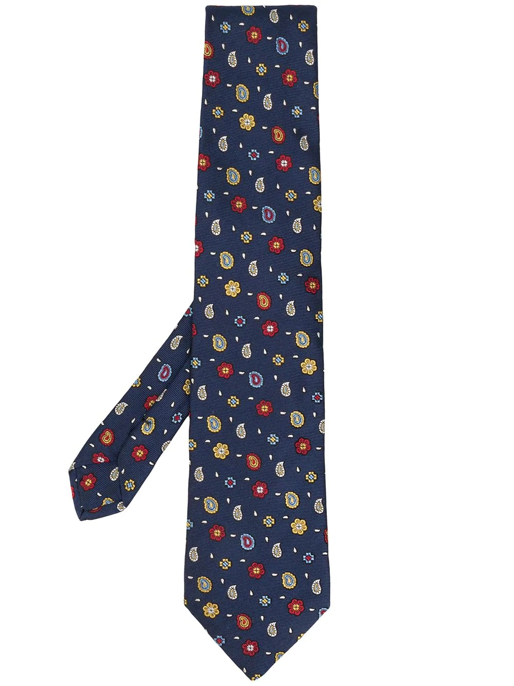 paisley print tie - 1