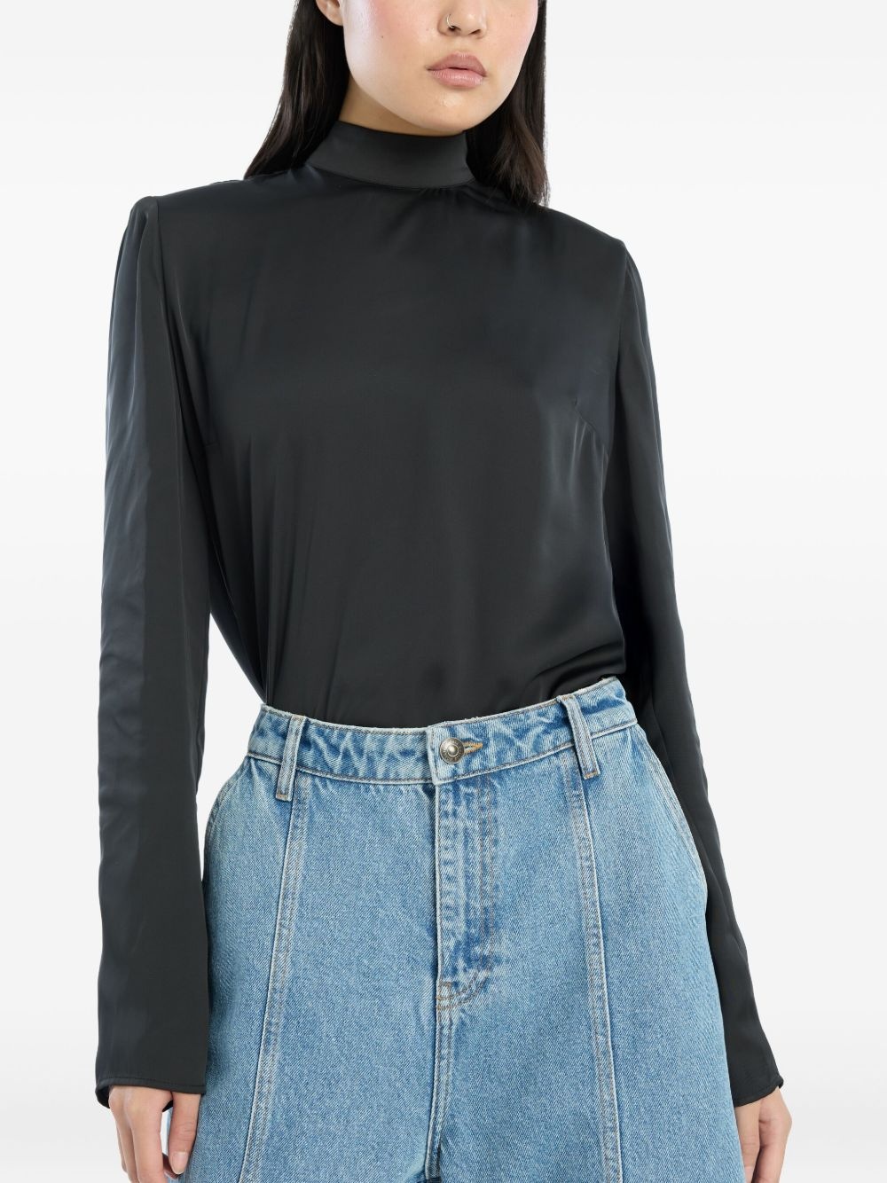 draped-back top - 4