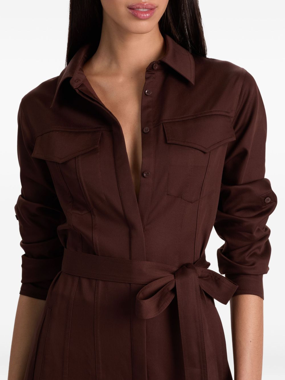 Chassidy belted midi dress - 5